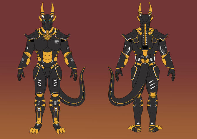 Mech Dragon for @Its_ANNNNNNNT