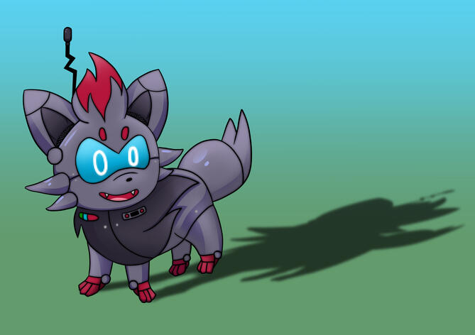 robot zorua for Hedghog2234